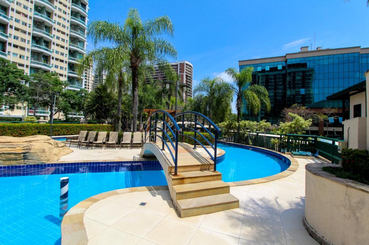 Barra Da Tijuca - 9 - Flat Premium Com Cozinha, Fogao Cooktop, Geladeira Grande, Smart Tv Grande, Lindo E Muitissimo Confortavel, Balsa Para A Praia Gratis E Estacionamento Gratuito Rio de Janeiro Extérieur photo